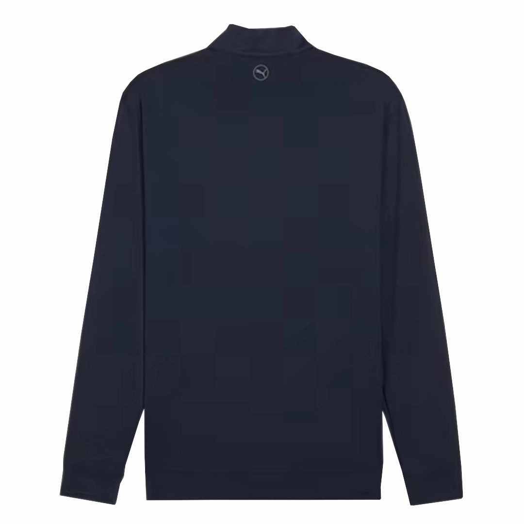 Relaxed Fit Reflective accents Puma - Men's Pure Colourblock Golf 1/4 Zip Pullover (625887 05)