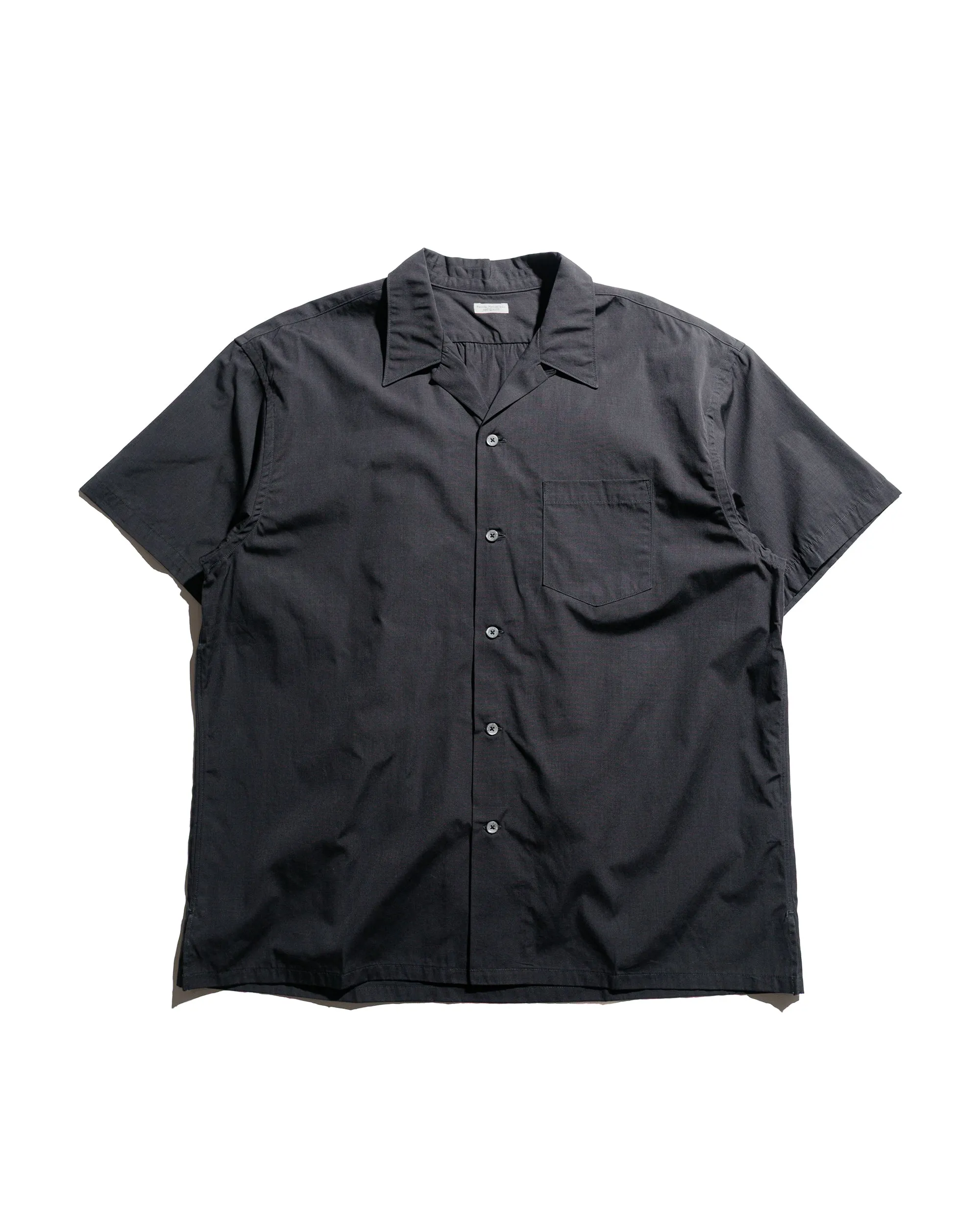 Phigvel Back Gathering SS Shirt Charcoal Subtle Details Mature appeal