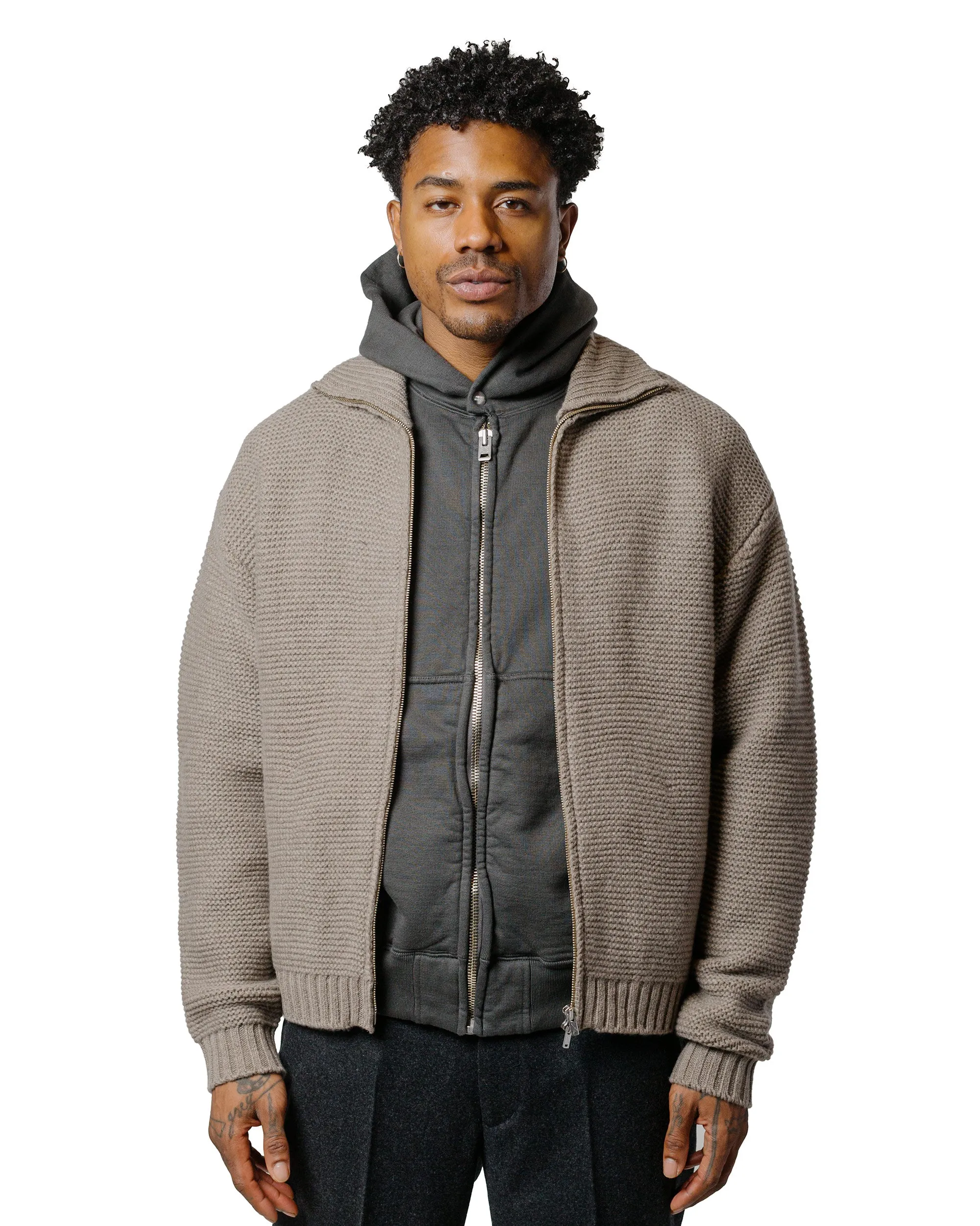 Seasonal Trend Phigvel Full Zip Sporting Knit B.Gray