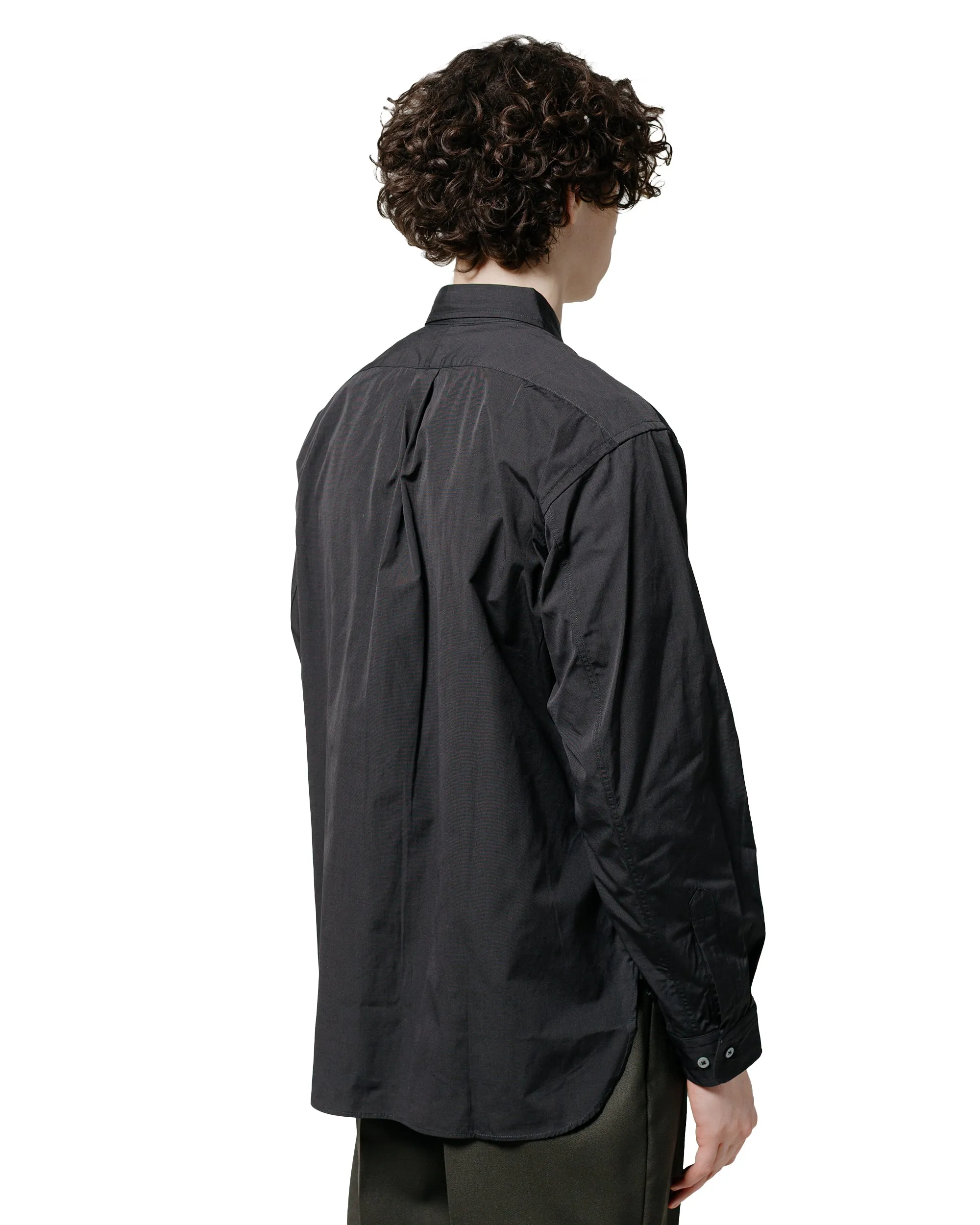 Phigvel Regular Collar Dress Shirt Charcoal Everyday Outfit