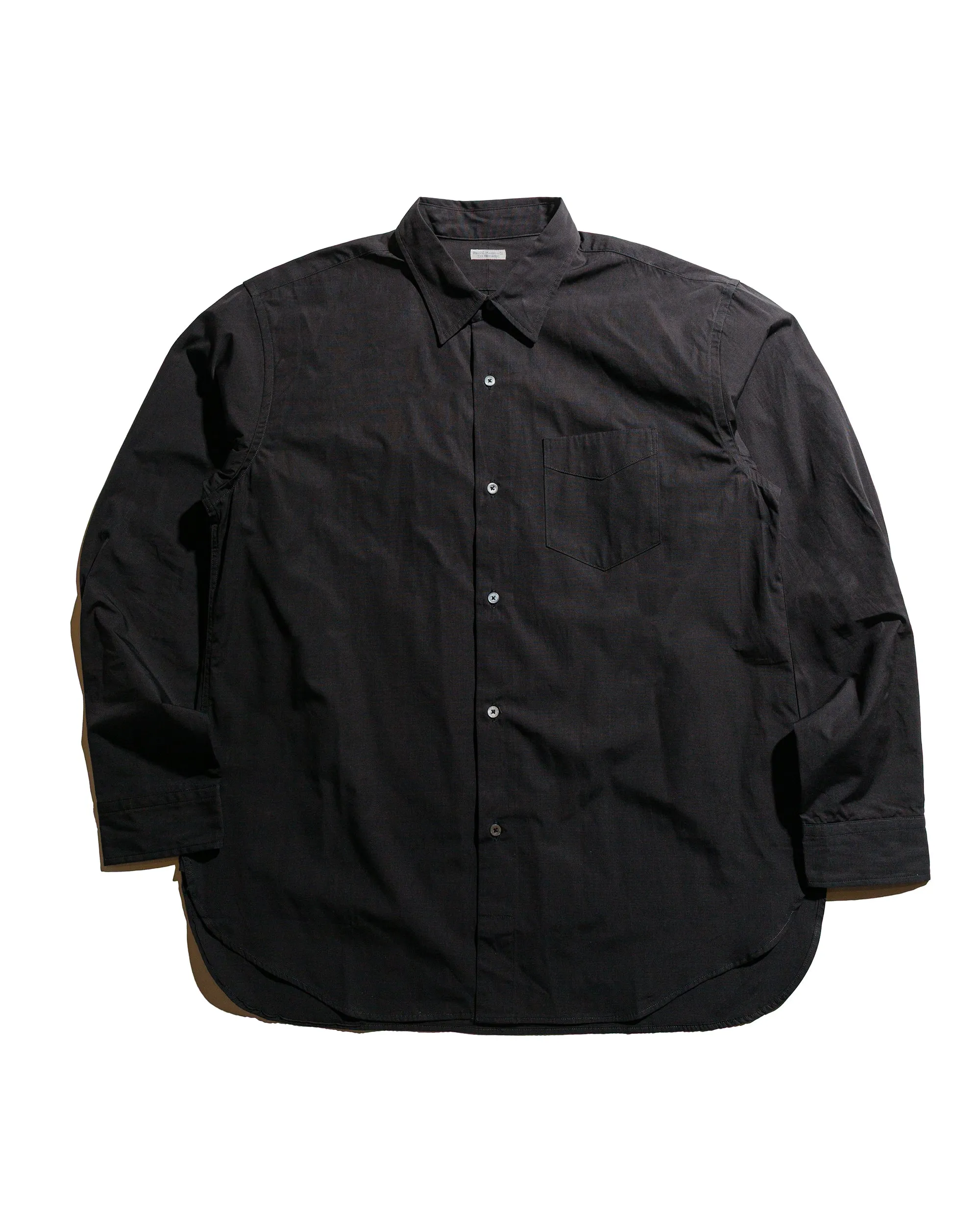 Phigvel Regular Collar Dress Shirt Charcoal Tailored Silhouette