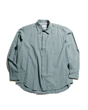 Norse Projects Algot Relaxed Cotton Linen Shirt Greyish Blue Versatile Layering Piece
