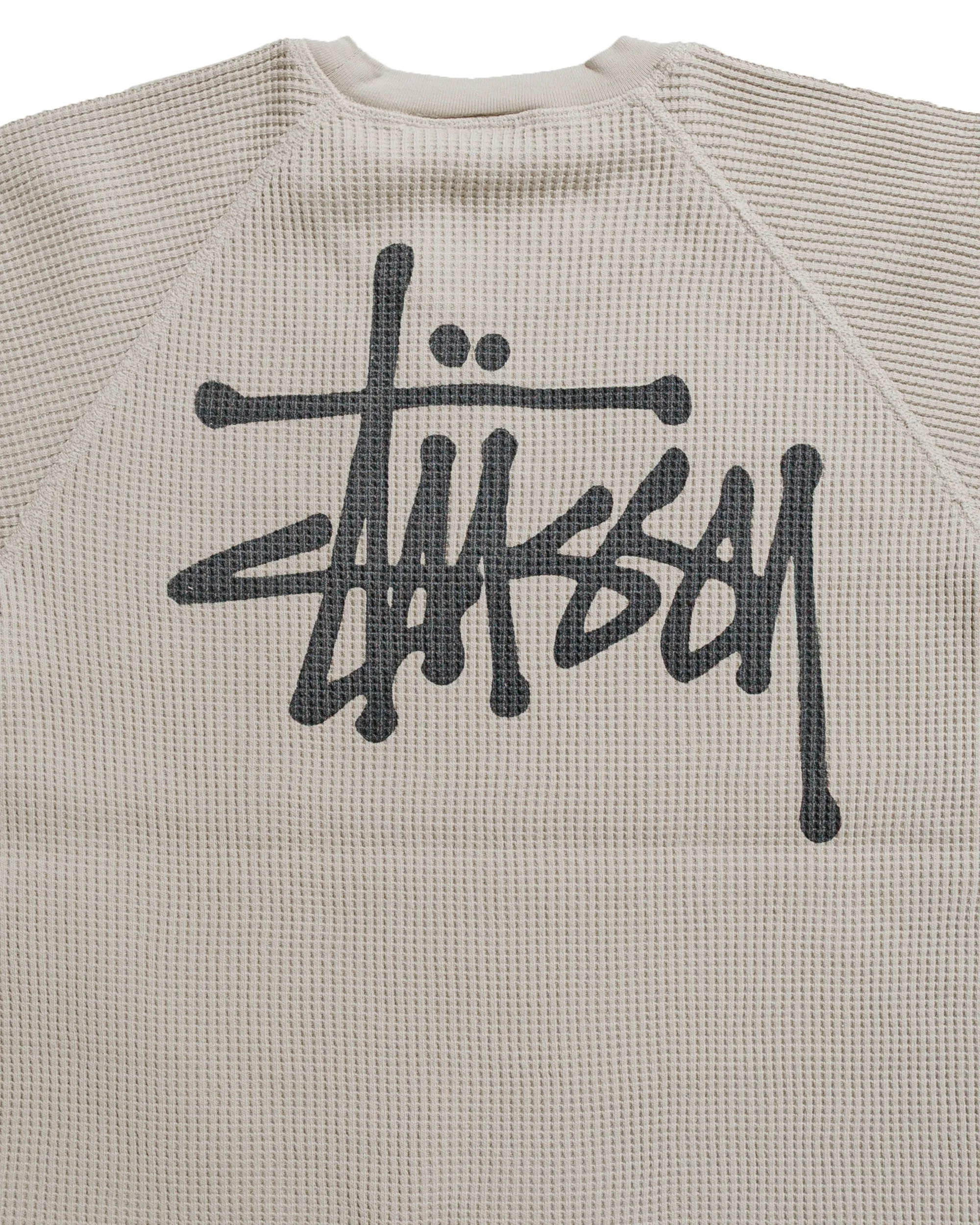 St??ssy Basic Stock Raglan Thermal Bone Seamless Sides