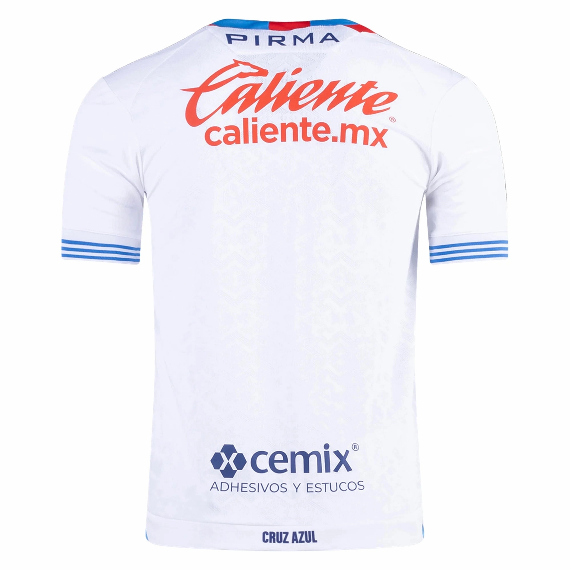 Pirma Cruz Azul Away Jersey 24/25 (White/Blue) Cooling mesh