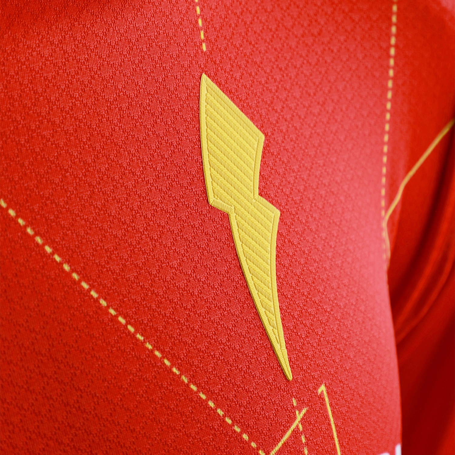 Pirma Men's Necaxa Away Jersey 25/26 (Red/Yellow) Breath Flow