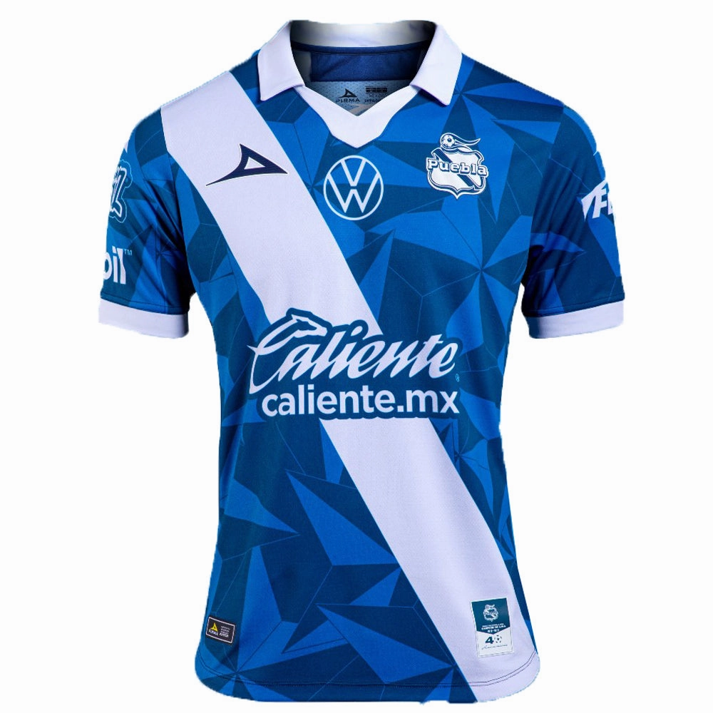 Static Resistant Fabric Pirma Puebla Away Jersey 23/24 (Blue/White)