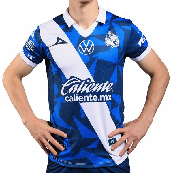 Quick Pullover Design Pirma Puebla Away Jersey 23/24 (Blue/White)