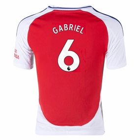 Dynamic Wear adidas Youth Arsenal Gabriel Home Jersey 24/25 (Better Scarlet/White)