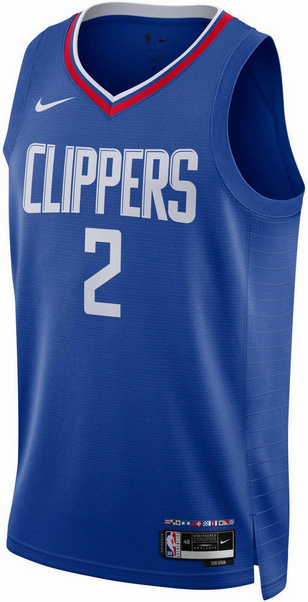 Men's Los Angeles Clippers Kawhi Leonard 2022/23 Icon Edition NBA Swingman Jersey gear up
