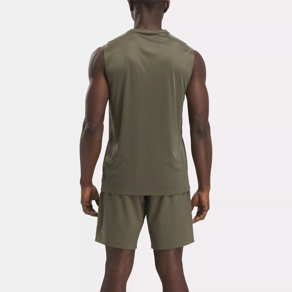 Matte Look Comfort Wearable Training Sleeveless Tech T-Shirt