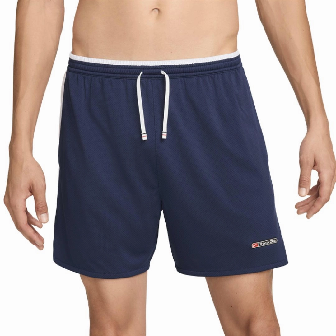 Organic Cotton Wind Resistant Material Track Club Dri-FIT Brief-Lined Running Shorts