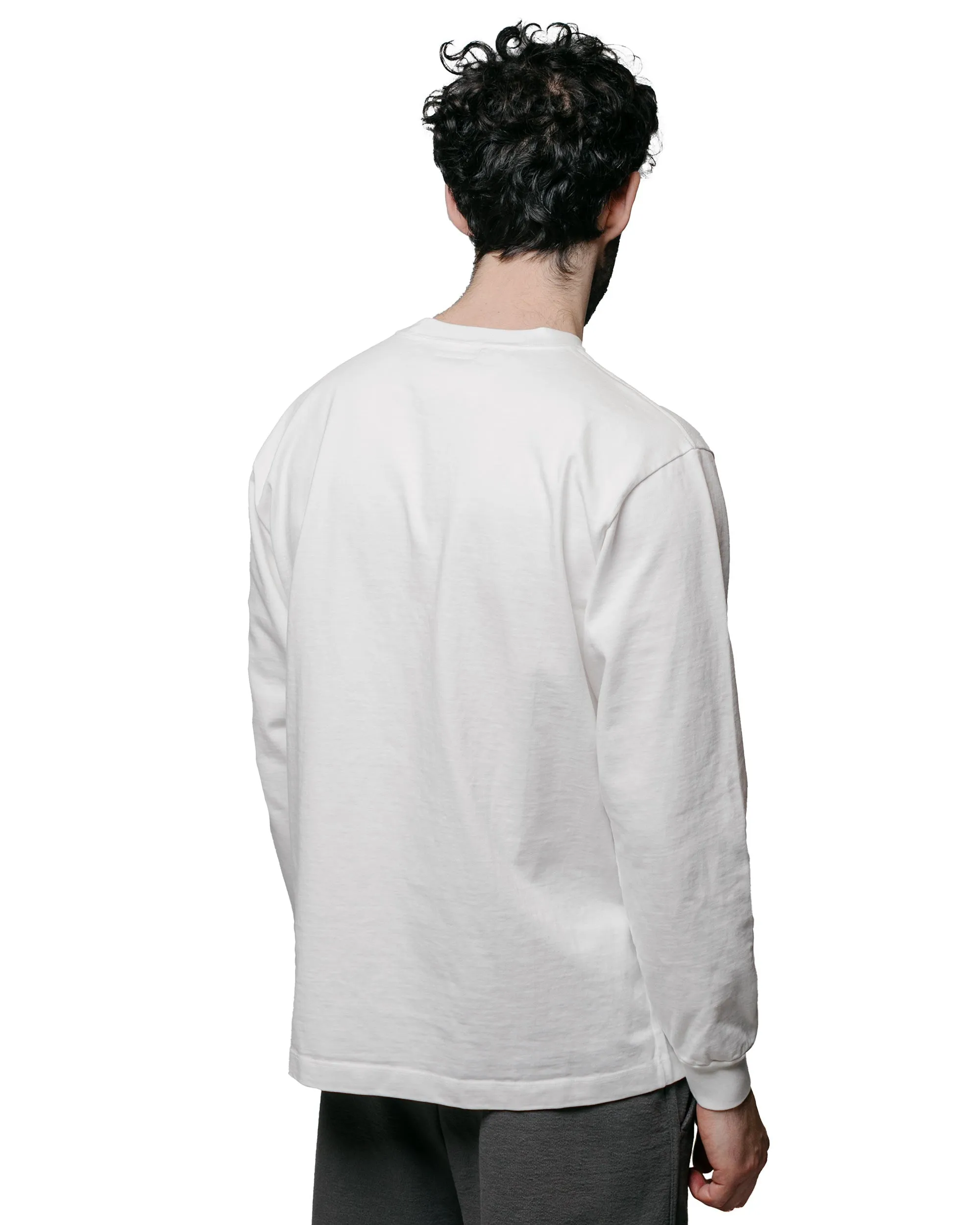 Lady White Co. L/S Rugby T-Shirt White FadeResistantPrint