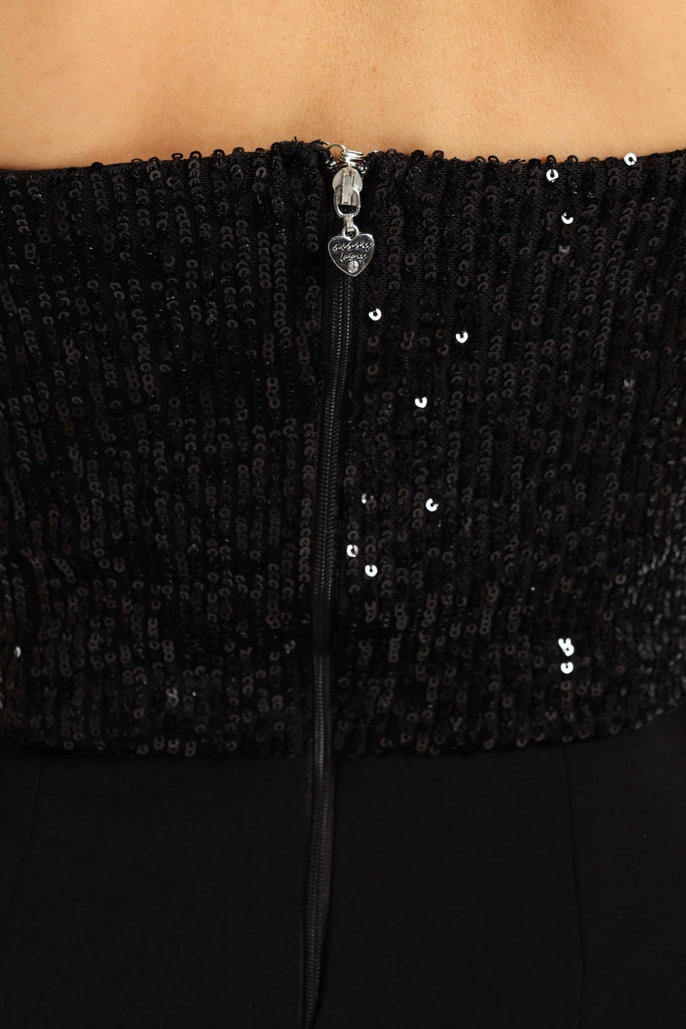 Wrap Skirt Mini Dress With V-Wire - Black Bright bold dress