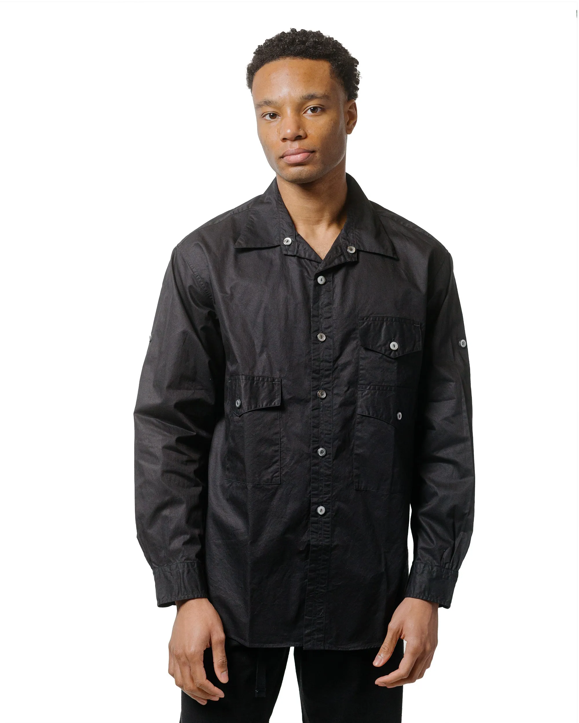 Post O'Alls Town & Country Safari Medium Weight Poplin Black Polka Dot