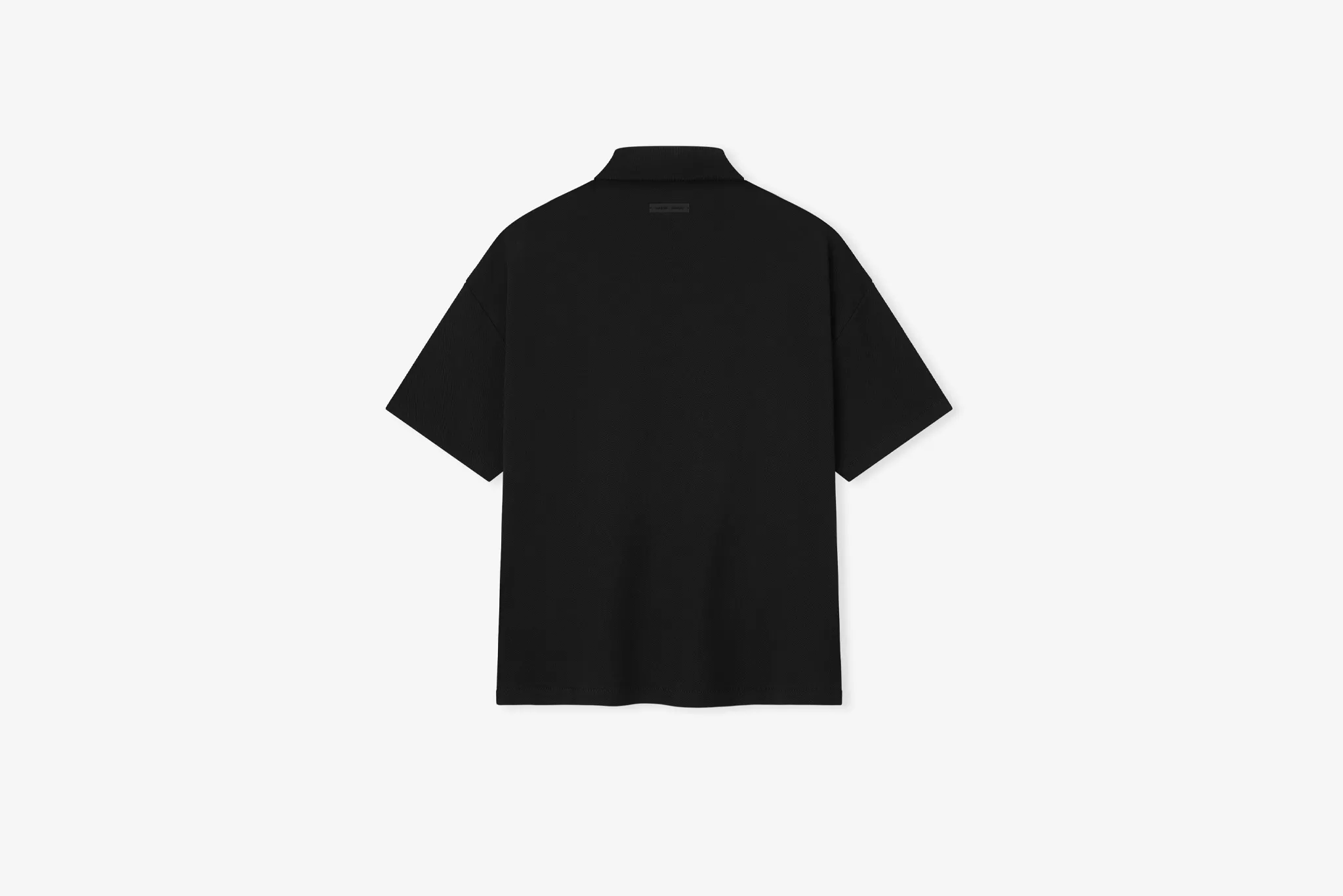 StretchableMaterial AbrasionResistantClothing Fear of God Essentials "Pique Polo" M - Jet Black