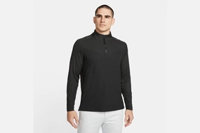 Nike Golf "ADA Vapor  Quarter Zip Top"  M - Black Muscle Motion