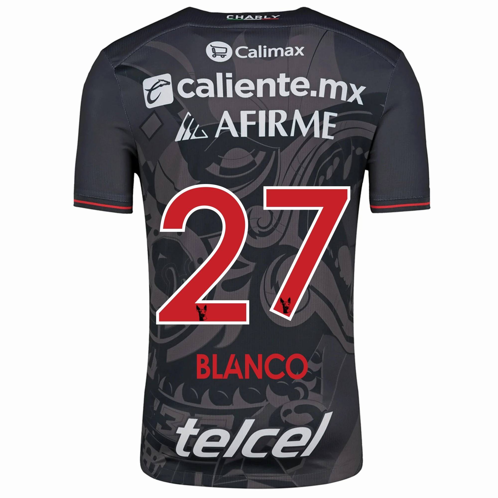 Heat Zone Fit Charly Domingo Blanco Xolos de Tijuana Third Jersey 24/25 (Black/Red)
