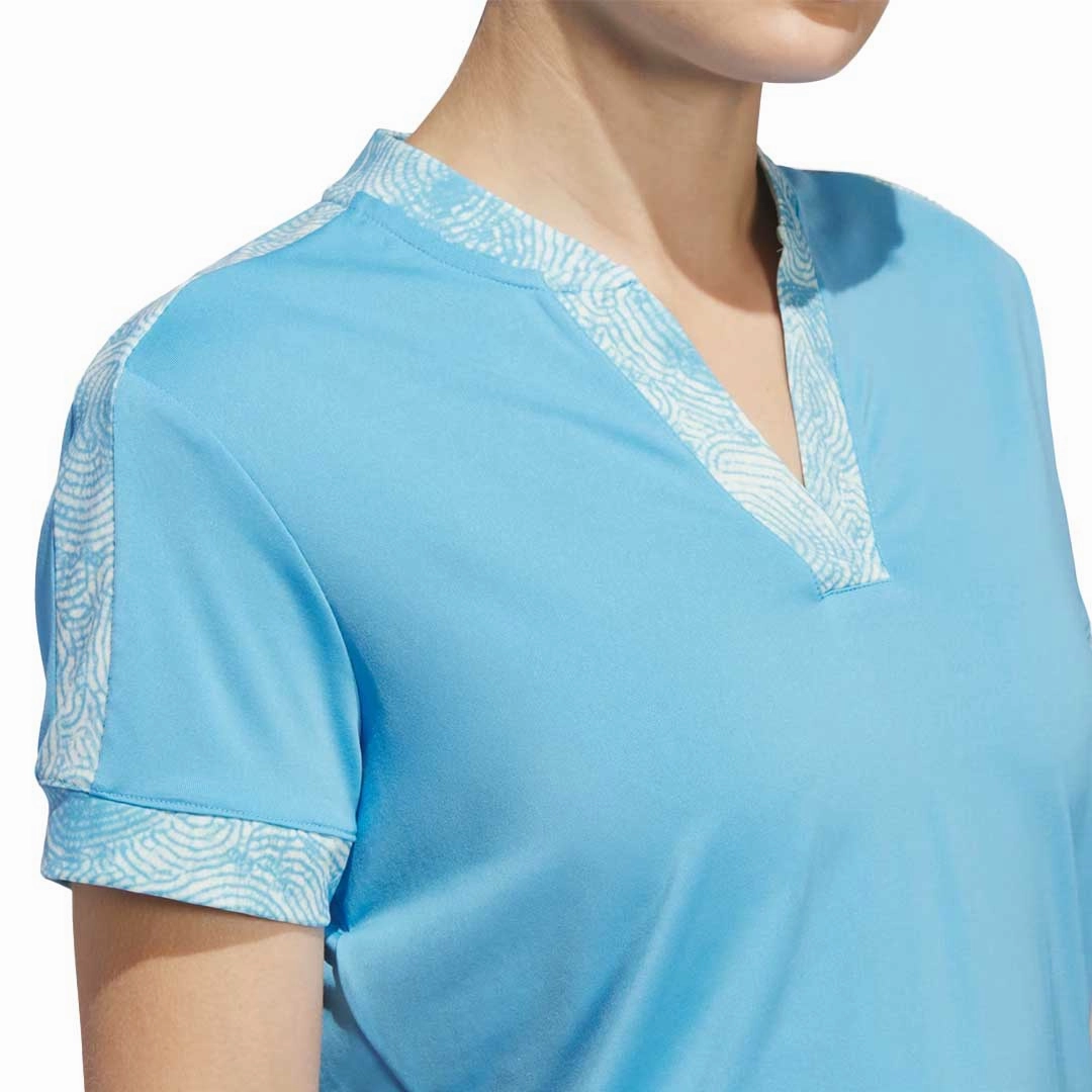 adidas - Women's Ultimate365 Printed Polo (IP4227) Flexible Cuff Technology