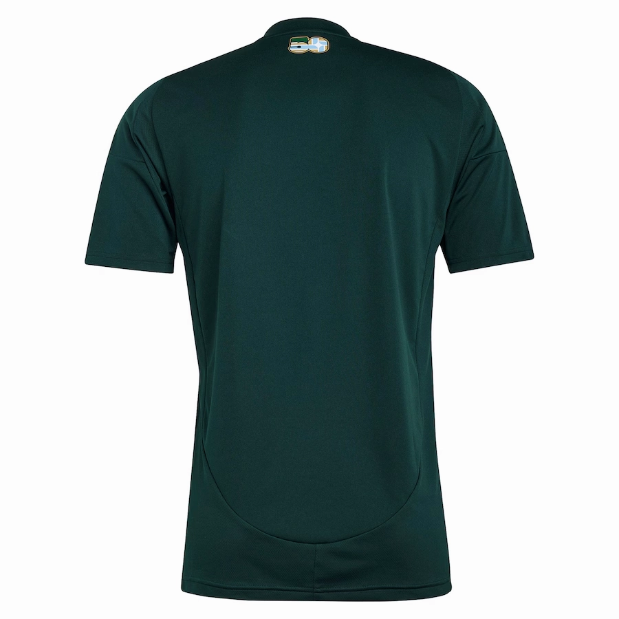 Advanced Sweat Wicking Relaxed Comfort adidas Portland Timbers Home Jersey 25/26 (Green/Gold)