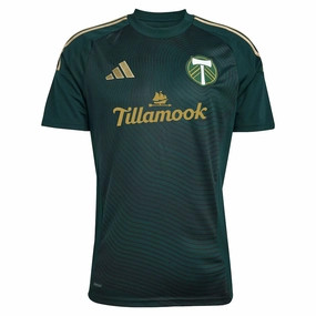 Quick Access Side Vents adidas Portland Timbers Home Jersey 25/26 (Green/Gold)
