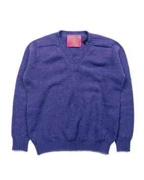 Howlin' Shaggy Bear V Neck Violet Dreams Layered Style Home Wear