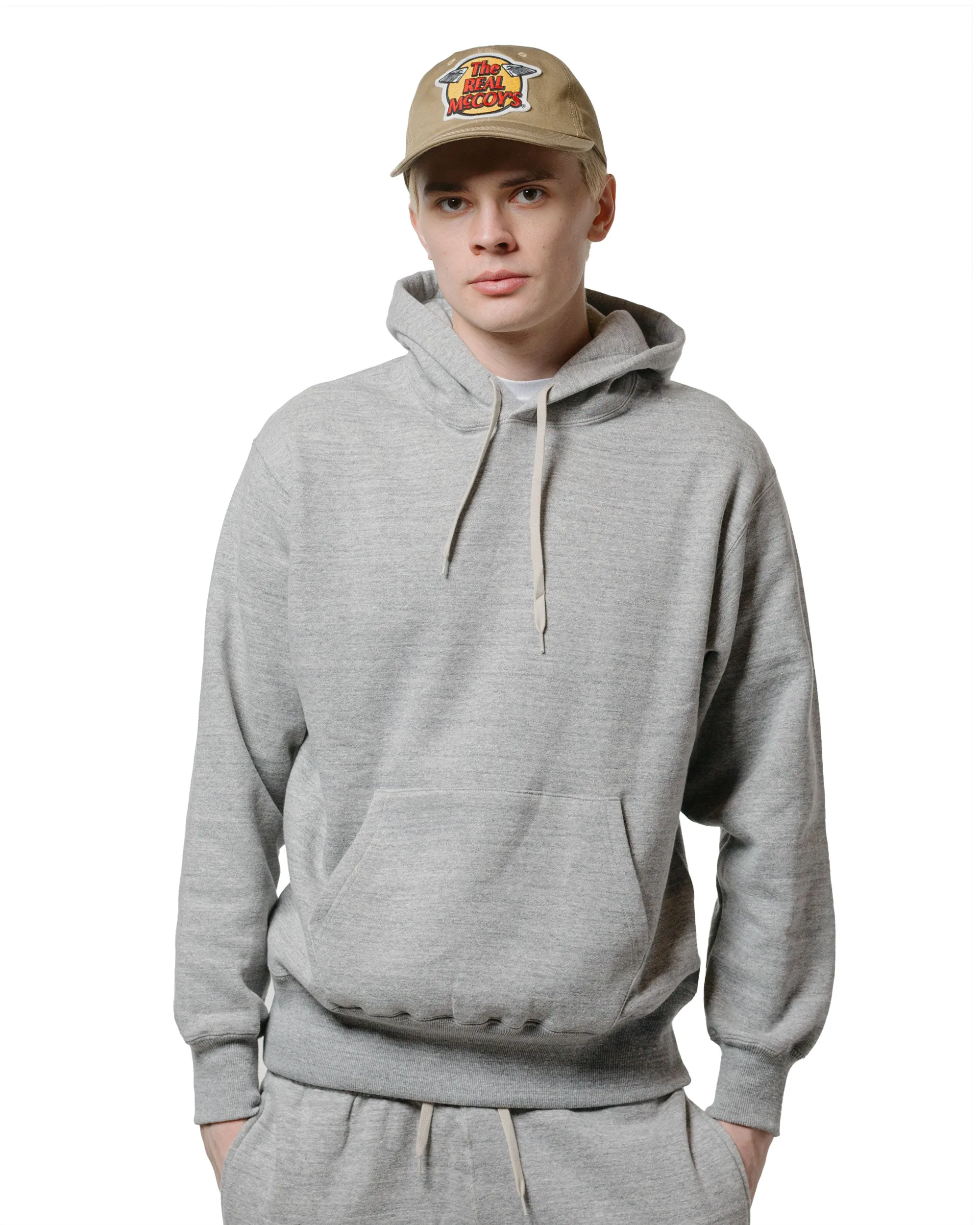 product office appropriate professionalism Weekend Fit The Real McCoy??s MC24114 10 Oz. Loopwheel Hooded Sweatshirt Gray