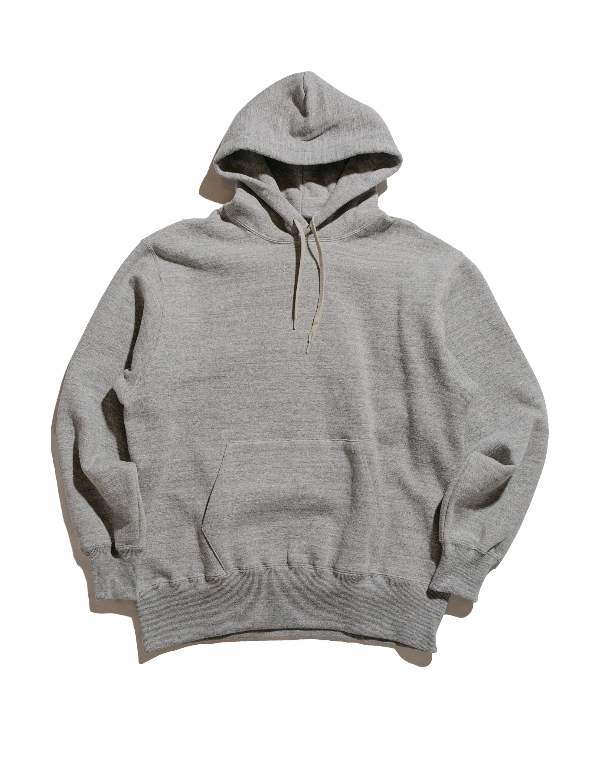 The Real McCoy??s MC24114 10 Oz. Loopwheel Hooded Sweatshirt Gray Festival Fashion product marketing