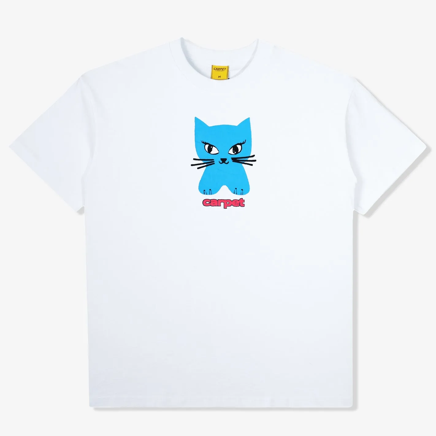Cat Tee (White) Casual everyday wear Low Profile Silhouette