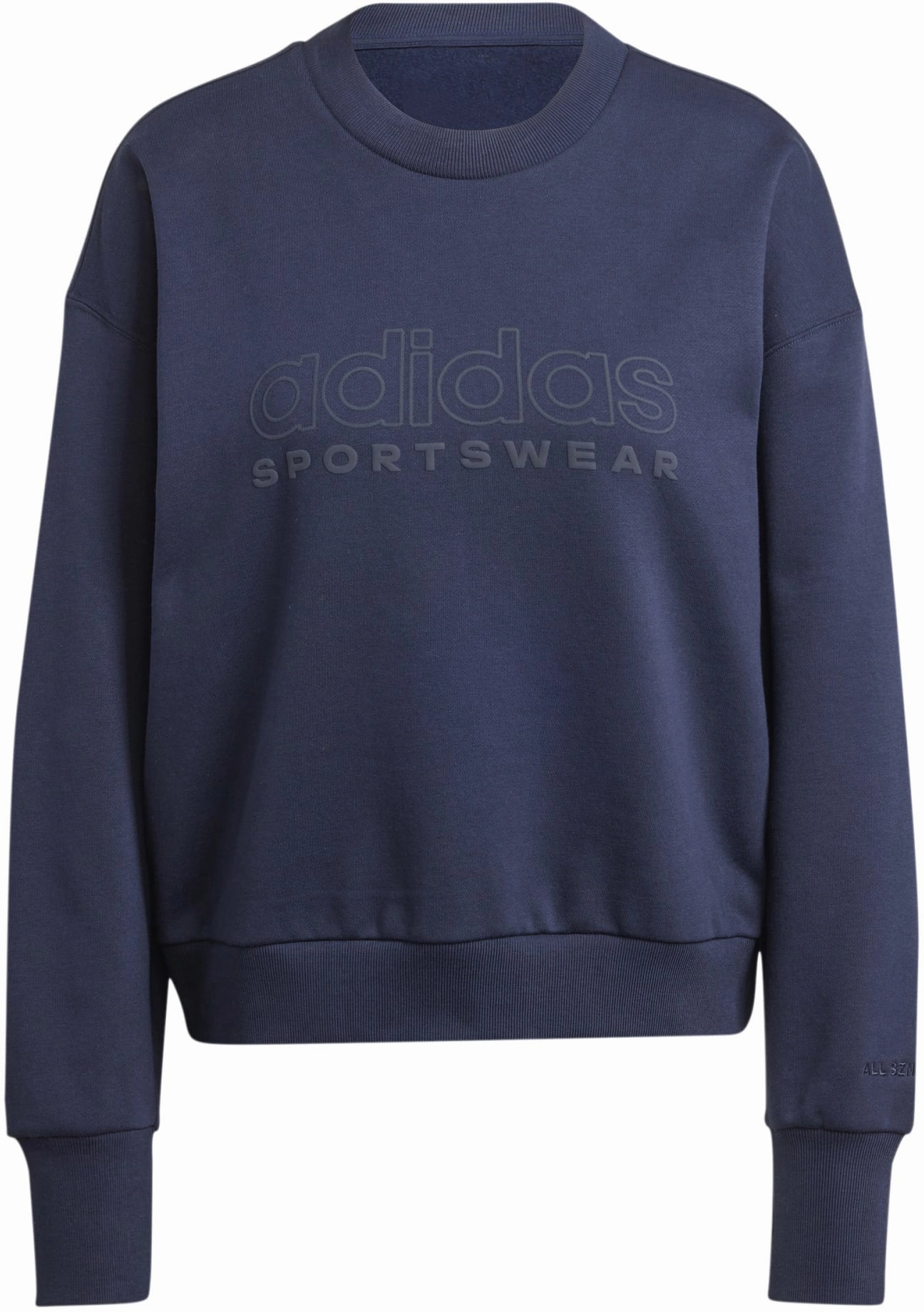 Women's All Szn Fleece Graphic Sweatshirt Pre Shrunk Cotton