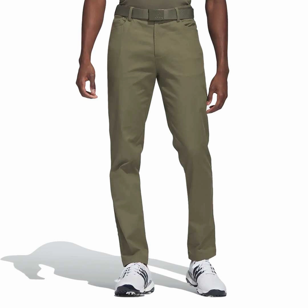 adidas - Men's Go-To 5 Pocket Pant (HR7926) Molded Collar Architecture Compact Storage Packability