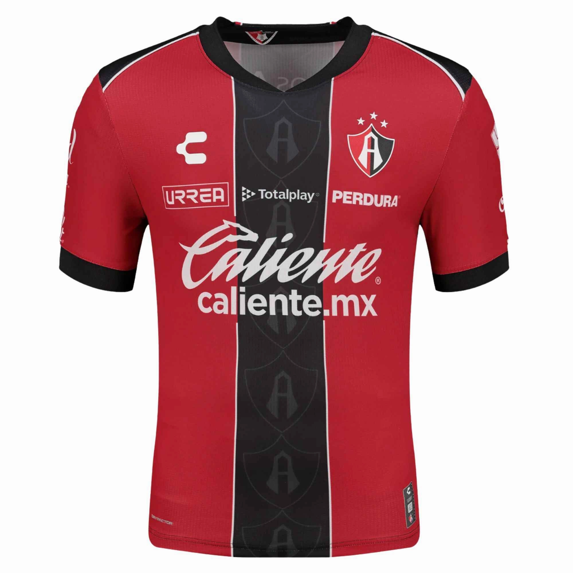 Charly Youth Atlas 25/26 Home Jersey (Red/Black) Quick Adjust