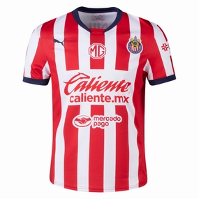 Reinforced Shoulders Sweat Control Puma Chivas Home Jersey 24/25 (Puma Red/White)