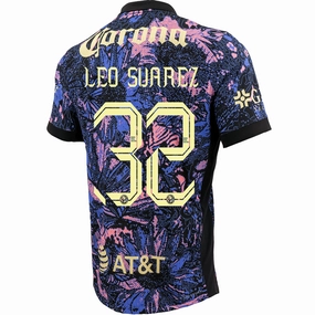 Nike Club America Authentic Leonardo Su??rez Third Jersey 24/25 (Purple) Colorfast Dye Methods Lightweight Fabric