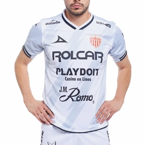 Reinforced Hem Structure Anti Odor Treatment Prima Necaxa Away Jersey 24/25 (White/Grey)