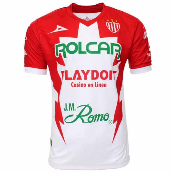 Prima Necaxa Home Jersey 23/24 (Red/White) Low Profile Stitching