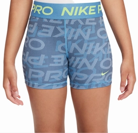 Laser Cut Perforations Pro Girl's Dri-FIT 3 Inch Shorts