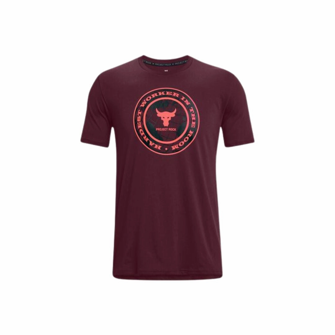 Project Rock Globe T-shirt Durable Knit Structure Trendy Design