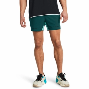 Project Rock Ultimate 5" Training Shorts Gusseted Crotch Design Bright Colors