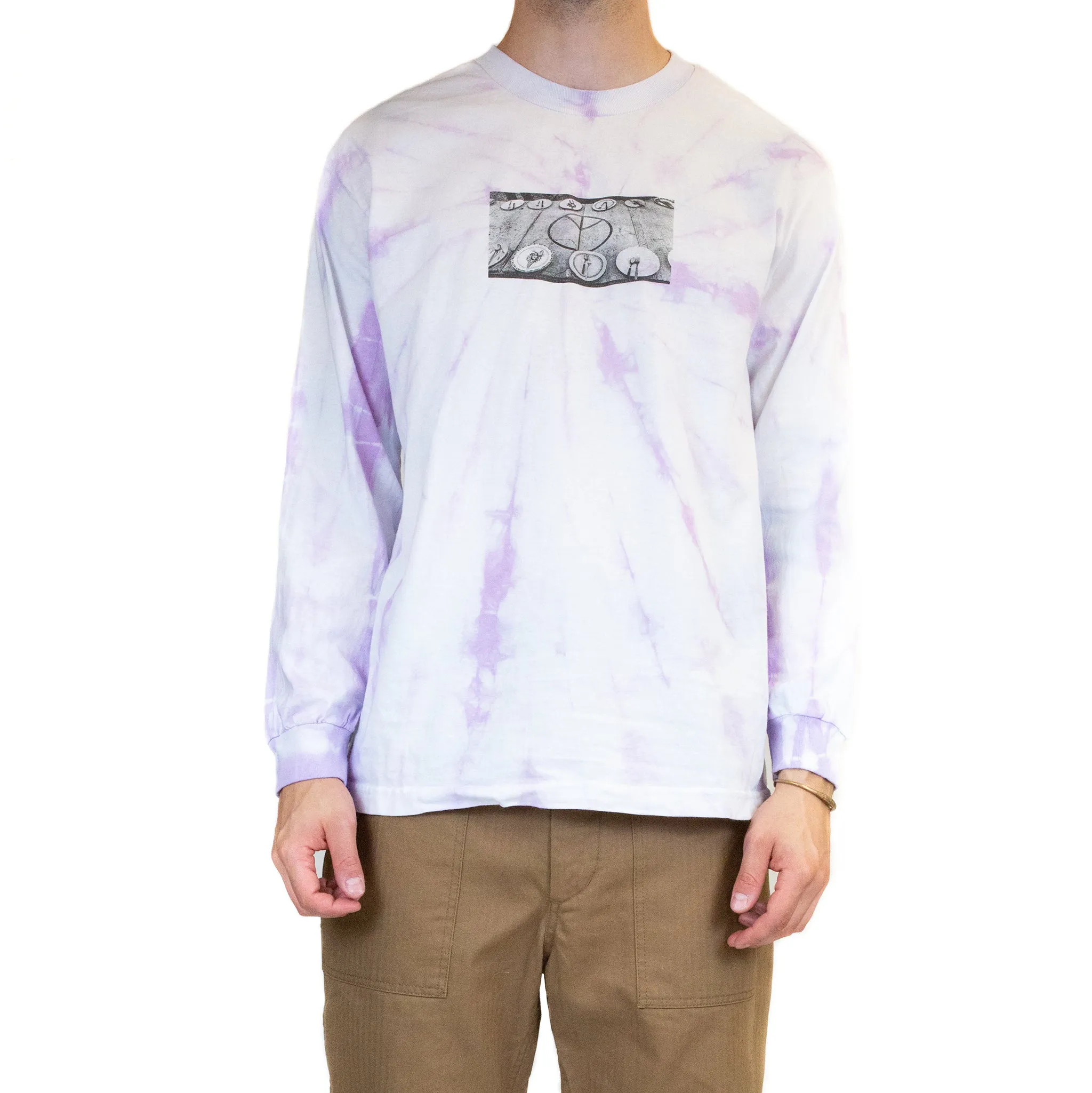 Relaxing Day Trendy Vibes Liam Goslett Hippie Dining Table Tie Dye Tee Pink