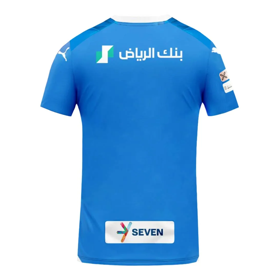 Knit Grid Mesh Puma - Kids' (Junior) Al Hilal SFC 23/24 Home Replica Jersey (776969 01)