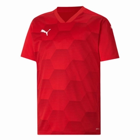 Puma - Kids' (Junior) Teamfinal 21 Graphic Jersey (704369 01) Night Run Stretchable Armholes