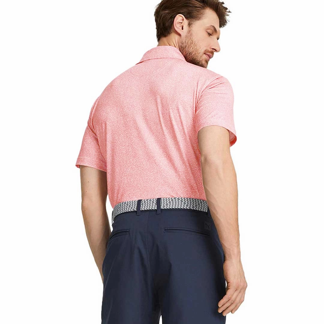Lightweight Fabric Breathable Underarm Gussets Puma - Men's Cloudspun Primary Polo (538993 05)
