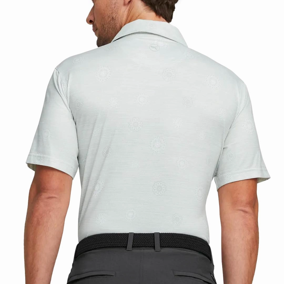 Sweat Control Focused Cut Puma - Men's Cloudspun Wheels Polo (537460 01)