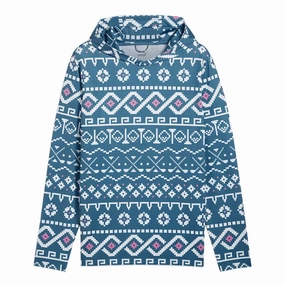 Puma - Men's Fair Isle Hoodie (627641 02) Seamless Knitting