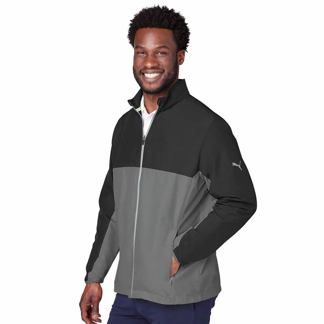 Puma - Men's First Mile Wind Jacket (599128 02) Slub Yarn Texture Tight Feel