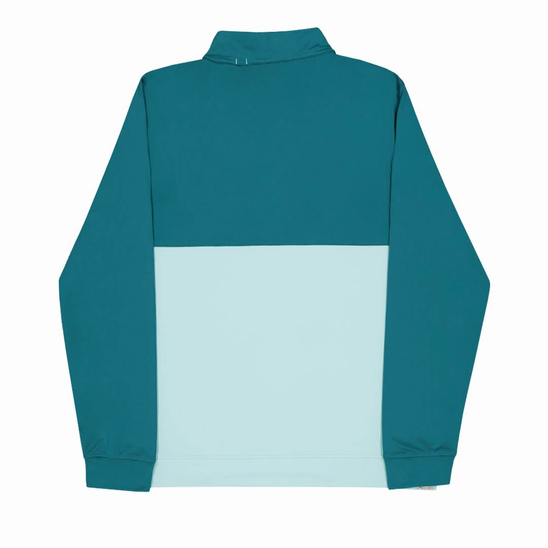 Reinforced Stitching Wicking Performance Fabric Puma - Men's Gamer Colorblock 1/4 Zip Sweater (532985 24)