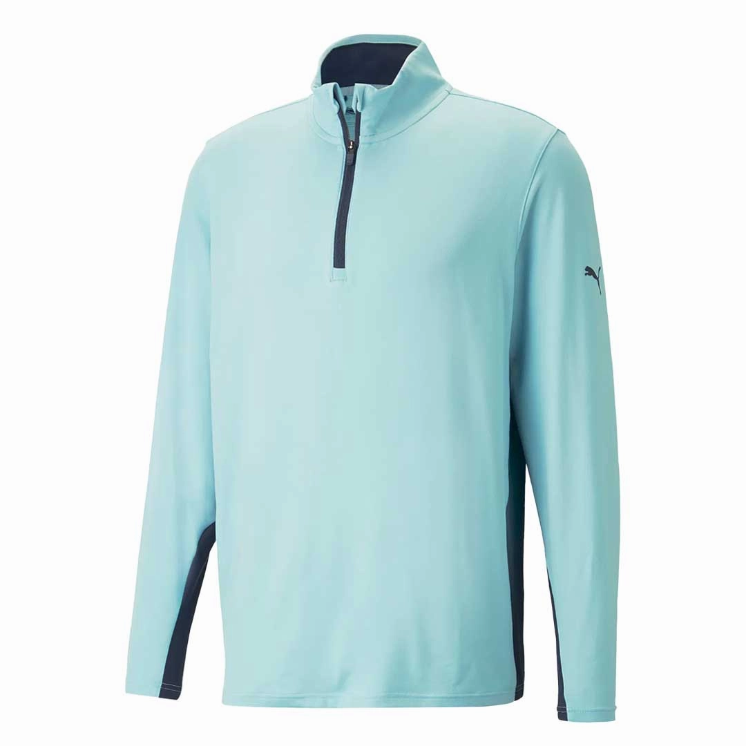 Wrinkle Free Travel Fabric Puma - Men's Gamer Golf 1/4 Zip Pull Over Sweater (599127 43)