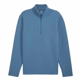 Puma - Men's Golf Boulder 1/4 Zip Pullover (628349 05) Heat Control