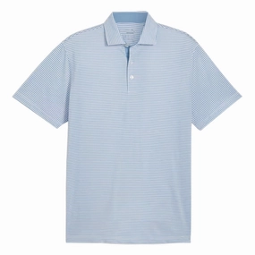 Recycled Material Options Microfiber Performance Blend Puma - Men's Isle Golf Pique Polo (624472 07)