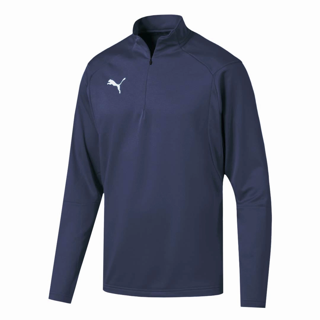 Daily Comfort Layered Mesh Inserts Puma - Men's Liga Training 1/4 Zip Top (655606 06)